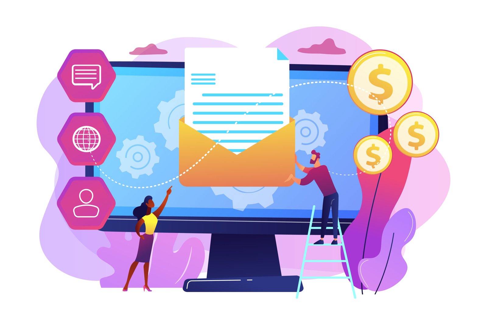 How to set up email marketing integration on a website