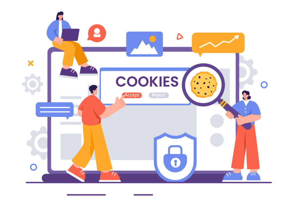 role of cookies in website