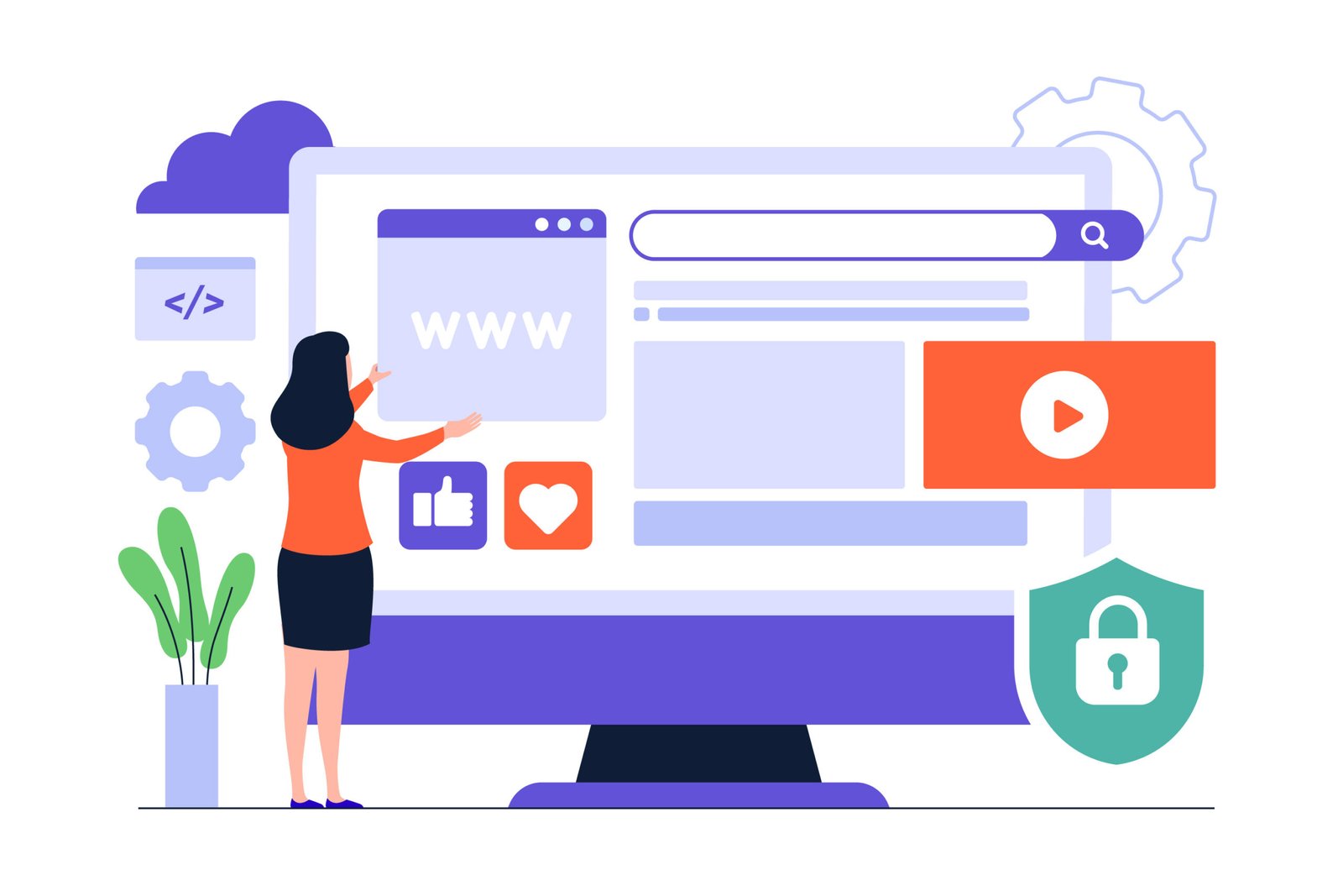 What are the key elements of a landing page