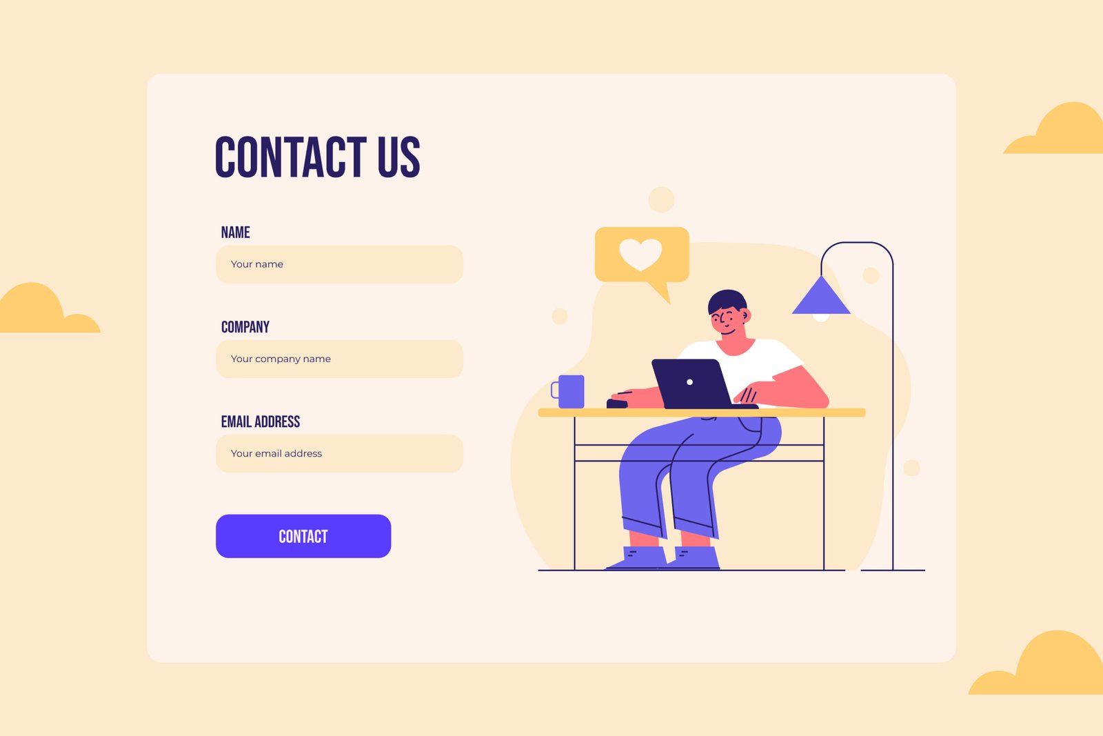 How to implement a contact form on a website