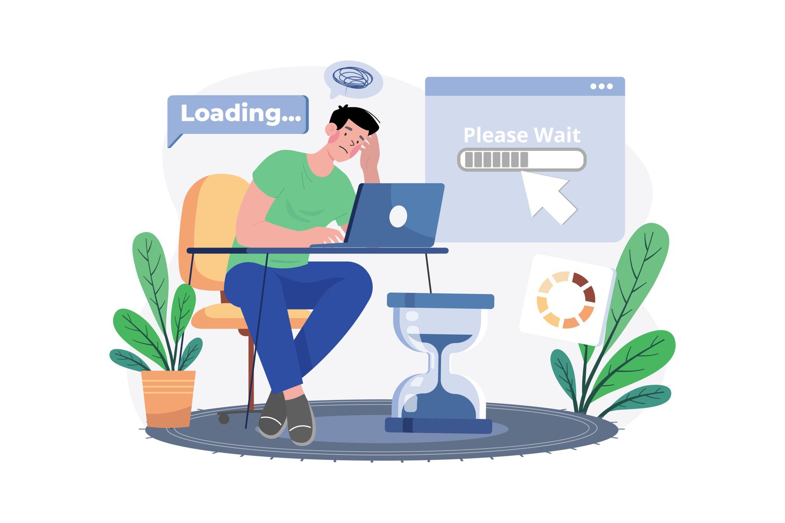 What is lazy loading and how does it improve performance